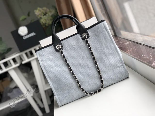 Chanel女包 66941 香奈兒經典款沙灘包 Chanel帆布購物袋  djc4033